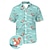 billiga Fåglar &amp; Djur-Herr Djur Anka Skjorta Hawaii skjorta Aloha skjorta Kort ärm Skjorta Nedvikt Mode Designer Ledigt Utomhus Gata Ledigt Svart Gul Rubinrött 3D-tryck S M L