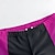 billige Klærsett for menn-Herre Sykkeljersey med shorts Kortermet Fjellsykling Veisykling Sommer Vår Høst Burgunder Blå Lilla Geometrisk Gradert Sykkel Forside Glidelås Svettereduserende Bekvem Pustende Spandex sport Klær