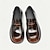 abordables Mocassins en cuir de qualité supérieure-Mocassins à enfiler en cuir de vachette noir de qualité supérieure pour hommes avec bride décorative, style formel pour les affaires et les occasions spéciales