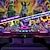 billiga Blacklight tapestries-Svartljus Tapet Glöder i mörkret Glödningsfest UV-Reaktiv Trippy Dimlig Djur DJ Hängande Tapet Väggkonst Mural för Vardagsrum Sovrum