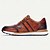abordables Zapatillas de cuero premium-Zapatillas de piel de vacuno de primera calidad en color marrón para hombre con detalles perforados y cierre con cordones: elegantes zapatos casuales para uso diario