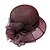 cheap 1950s-Headwear Organza Bucket Hat Wedding Birthday Casual Evening Party Cocktail Elegant Cute With Floral Headpiece Headwear