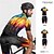 abordables Ensembles de vêtements pour hommes-Homme Maillot et Cuissard Velo Cyclisme Manche Courte VTT Vélo tout terrain Vélo Route Noir Jaune Rose Claire Dégradé Vélo Spandex Des sports Dégradé Vêtement Tenue