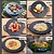 cheap Outdoor Recreation-Multi-Function Medical Stone Grill Pan Non-Stick Pan,Non-Stick Coating Frying Pan,Round BBQ Griddle with Handle,Multifunctional Stove Plate for Meats,Pancakes,Ribs