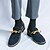 billiga Halvformell-blå loafers för män - mocka konstläder med tofsdetaljer, snygga och bekväma slip-on skor för män, perfekta för vardag, kontor och vardag.
