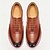 abordables Zapatillas de cuero premium-Zapatillas oxford de cuero genuino hechas a mano para hombre: zapatos de vestir casuales vintage con cordones y detalles cosidos a mano para uso diario y de negocios