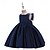 preiswerte Partykleider-kinderkleidung Mädchen Party Kleid Feste Farbe Ärmellos Besondere Anlässe Prinzessin Polyester abendkleider Sommer Frühling 3-10 Jahre Mehrfarbig Weiß Champagner