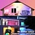 baratos Luzes inteligentes-A19 E27 Lâmpada LED RGB Inteligente – Mudança de Cor Bluetooth e WiFi Lâmpada LED de 10W Dimerizável com Sincronização de Música Funciona com o APP Tuya