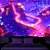رخيصةأون Tapestries Blacklight-تجليد داكن يضيء في الظلام حفلة مضيئة تفاعلية للأشعة فوق البنفسجية توتم بوهيمي فينيكس ضبابي مدهش طبيعة منظر طبيعي تزيين الجدران فن جدار للغرفة المعيشية غرفة النوم