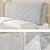 abordables Accessoires de literie-Housse de Tête de Lit Épaissie Housse de Tête de Lit Matelassée Jumeau/Reine/Entière/Roi Velvet Housse de Protection de Tête de Lit Anti-Poussière Housse de Repose- tête Décoration de Chambre