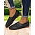 billige Flate sko til kvinner-slip-on sko for brede føtter med myk overdel, komfortabel design for knyster, fritidsklær for hverdagskomfort