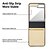 voordelige Samsung-hoesje-telefoon hoesje Voor Samsung Galaxy Z-flip 6 Z Flip 5 Z Flip 4 Z Flip 3 Achterkant met polsband Schokbestendig Retro PU-nahka