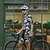 preiswerte Herrenbekleidungs-Sets-Herren Radtrikot mit Radhose fahrradbekleidung Kurzarm MTB Mountain Rennrad Königsblau Blau Dunkelblau Blumen Pflanzen Fahhrad Spandex Sport Blumen Pflanzen Bekleidung
