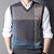 preiswerte Herren Elite Pullover &amp; Cardigans-Herren Pullunder Stricken V-Ausschnitt Kariert Karomuster V Ausschnitt Strickware Elegant Schule Formell Bekleidung Frühling Herbst Dunkelgrün Hellgrau S M L