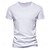 economico T-shirt in Cotone e Lino-Per uomo Maglietta Maglietta di bambù Manica Corta Girocollo Estate Primavera Stile Classico Bianco Maglietta Top per Uomo