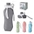 abordables Cocina de campamento-Botella de agua de silicona plegable: a prueba de fugas, sin BPA &amp;Grado alimenticio: perfecto para practicar senderismo. &amp; viajar