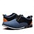 cheap Casual Lace-Up Shoes-Men's Casual Oxford Shoes, Blue and Black Lace-Up Dress Sneakers with Suede Accents, Stylish Footwear for Business, Weddings and Everyday Wear