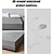 abordables Parures de draps-Protector de matelas imperméable Housse de matelas ajustée Protéger le lit Reine Pleine Roi Housse de lit protectrice douce Draps ajustés respirants confortables Protection à 5 côtés contre les