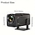cheap Projectors-1080P Intelligent Vision Projector 1080P HD 400 ANSI Brightness for Android 11.0 Dual WIFI Bands 180 Rotatable for Home Theater and Outdoor Use