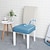 abordables Funda de silla-Fundas de asiento impermeables para sillas de comedor Fundas de asiento de silla de cuero sintético Sin fundas traseras Protector de silla extraíble y lavable