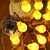 abordables Lumières de pâques-guirlande lumineuse de Pâques lapin poussin fée 1,5 m 10 LED alimentée par batterie maison jardin balcon chambre vacances fête de Pâques décoration lumières suspendues