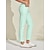 economico Abbigliamento da golf femminile-Per donna Pantaloni da golf Rosa baby Blu denim Nero Pantaloni Abbigliamento da golf da donna Abbigliamento Abiti Abbigliamento