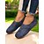 billige Flate sko til kvinner-slip-on sko for brede føtter med myk overdel, komfortabel design for knyster, fritidsklær for hverdagskomfort