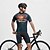 billiga Tröjor för män-Herr Cykeltröja Kortärmad Cykel T-shirt Tröja med 3 bakfickor Bergscykling Andningsfunktion Snabb tork Anatomisk design Uppsugande Gul Blå Fuchsia Lutning sporter Kläder
