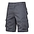 abordables Classique-Homme Bermuda Shorts cargo Shorts Short décontracté Multi-poches Uni Sans repassage Respirant Longueur Genou Quotidien Extérieur Course Sports Mode Kaki