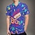 preiswerte Oberteile-Retro Vintage 1980er Hemd Aloha-Hemd Disco Geometrisch Herren Urlaub Party Pride Parade Erwachsene Hemd
