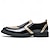 ieftine Semi-formal-pantofi de rochie pentru bărbați din piele lăcuită – mocasini negri cu detalii texturate aurii, încălțăminte formală elegantă pentru petreceri, nunți și evenimente speciale