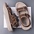 ieftine Sandale casual-sandale casual confortabile pentru bărbați, cu design cu cataramă dublă – încălțăminte de exterior reglabilă și elegantă pentru vară și vacanță