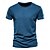 preiswerte Baumwoll-Leinen T-Shirts-Herren T Shirt T-Shirt Bambus-T-Shirt Kurze Ärmel Rundhalsausschnitt Sommer Einfach Mode Designer Basic Klassicher Stil Urlaub Straße Ausgehen Rosa grün Orange weiß Top T-Shirt für Herren