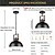 billiga Trumma &amp; Kegel Design-industriell retro taklampa metall ljuskrona modern bondgård balkong korridor dekorativ belysningsarmatur säng svart hänglampa 1 huvud 110-240v