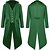 economico Outfit-Costume di Carnevale Abiti Frac Elfo Irlandese Retrò Vintage Medievale Rinascimento Adulti Per uomo Natale Carnevale Giorno di San Patrizio Feste Performance Costumi di Halloween facili Vestirsi