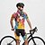 preiswerte Herrenbekleidungs-Sets-Herren Radtrikot mit Radhose fahrradbekleidung Kurzarm MTB Mountain Rennrad Gelb Sahne Purpur Graffiti Fahhrad Spandex Sport Graffiti Bekleidung