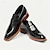 billige Premium læder loafers-slip-on loafers i sort okskind til mænd med kontrast orange accent, formel stil til forretning og særlige begivenheder