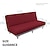 baratos Cobertura de Sofa-capa de futon jacquard elástica sem braços capa de sofá futon capa de futon macia com fundo elástico capas protetoras de móveis de sofá-cama grossas para futon lavável