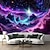 halpa Blacklight -kuvakudokset-Mustavalo Tapestri Hohtaa Pimeässä Hohtoilta UV-Reaktiivinen Trippy Sumuiset Galaxy Luonto Maisema Seinätassi Taideteos Mural Olohuoneen Makuuhuoneen