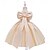 preiswerte Partykleider-kinderkleidung Mädchen Party Kleid Feste Farbe Ärmellos Besondere Anlässe Prinzessin Polyester abendkleider Sommer Frühling 3-10 Jahre Mehrfarbig Weiß Champagner