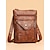 billiga Crossbodyväskor-vintage crossbody-väska i konstläder för kvinnor - crossbody-väska med flera fickor för resor, arbete och fritid svart brungrön