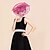 billige Partyhatter-hatter lin bowler / cloche hatt solhatt tallerken hatt bryllup teselskap elegant bryllup med sløyfe spleising hodeplagg hodeplagg