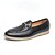 abordables Semi-formel-Mocassins à enfiler en similicuir blanc pour hommes avec détails tissés et boucle dorée – chaussures décontractées élégantes pour le travail et les occasions formelles