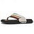 cheap Vacation Sandals-Men's Slippers &amp; Flip-Flops Split Leather Breathable Comfortable Slip Resistant Loafer Black Khaki Beige