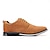 cheap Casual Lace-Up Shoes-Men's Casual Oxford Shoes, Blue and Black Lace-Up Dress Sneakers with Suede Accents, Stylish Footwear for Business, Weddings and Everyday Wear