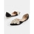 ieftine Semi-formal-pantofi negru din satin cu vârf ascuțit pentru femei, cu ornamente cu perle și cristale – pantofi elegante de mireasă pentru nunți și evenimente speciale