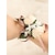abordables Fleurs de mariage-Fleurs de poignet de mariage corsages de poignet mariage  évènement  fête fleurs artificielles style de fleurs
