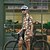 billiga Klädsatser för män-Herr Cykeltröja med shorts Kortärmad Bergscykling Vägcykling Gul Brun Khaki grön Hund Cykel Elastan sporter Hund Kläder