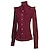 preiswerte Oberteile-Retro Vintage Rokoko Mittelalterlich Bluse / Hemd Vampir Prinzessin Spitze Schleife Einfarbig Kostüm Damen Seeräuber königlich Steampunk Maskerade Alltagstauglich Erwachsene Bluse