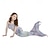 economico Costume da bagno a sirena-Bambino Da ragazza Costume da bagno da sirena Costume da bagno Per eventi Spiaggia Bilance Festività Tropicale Costumi da bagno 4 anni + Estate Giallo Rosa